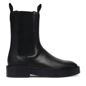 Sztyblety Calvin Klein Convate Welt Chelsea Lth YW0YW01905 Czarny