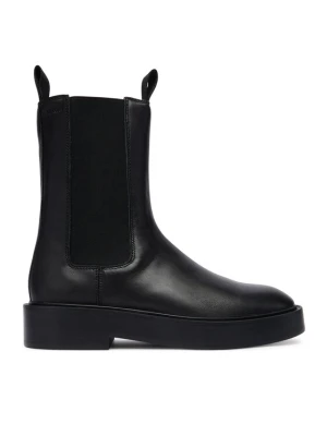 Sztyblety Calvin Klein Convate Welt Chelsea Lth YW0YW01905 Czarny