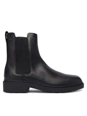 Sztyblety Calvin Klein Dress Lug Chelsea Boot Lth YM0YM01389 Czarny