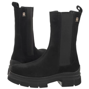 Sztyblety Essential Suede Chelsea Boot Black FW0FW07489 BDS (TH906-a) Tommy Hilfiger