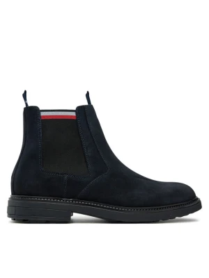 Sztyblety Tommy Hilfiger Chelsea FM0FM05191 Granatowy