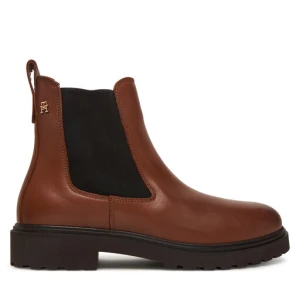 Sztyblety Tommy Hilfiger Cleated FW0FW08766 Brązowy