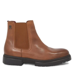 Sztyblety Tommy Hilfiger Comfort Cleated Termo Lth Chel FM0FM04650 Brązowy