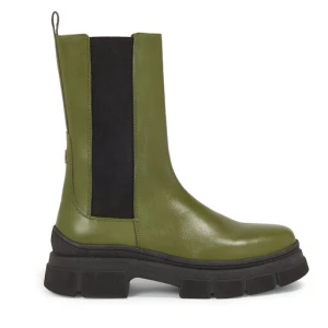 Sztyblety Tommy Hilfiger Essential Leather Chelsea Boot FW0FW07490 Zielony