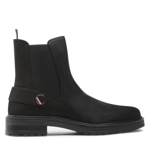 Sztyblety Tommy Hilfiger Th Coin Flat Boot FW0FW06742 Black BDS