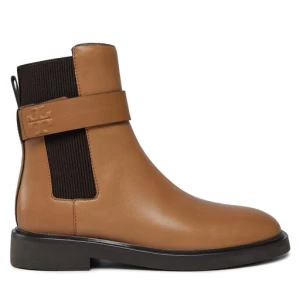 Sztyblety Tory Burch Double T Chelsea Boot 152831 Beżowy