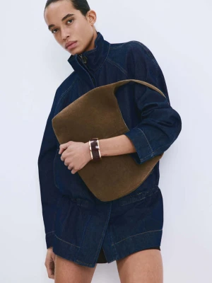 Sztywna gruba bransoletka złoty - Kobieta - Rozmiar uniwersalny - MANGO