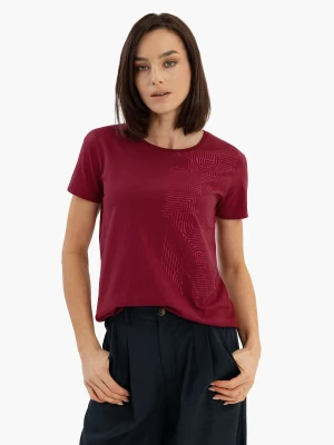 T-shirt z błyszczącą aplikacją T-ASH Volcano