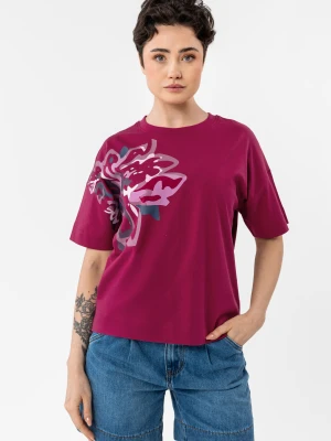 Koszulka z kwiatowym nadrukiem T-NEKO Volcano