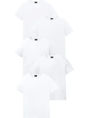 T-shirt (5 szt.) BonPrix biały
