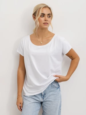 T-SHIRT ALICE BASIC BIAŁY One size - Flawless