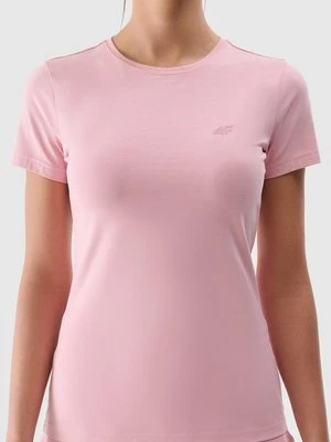 Zdjęcie produktu T-shirt basic 4F jasnoróżowy