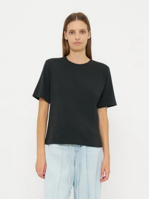 T-shirt basic 7 For All Mankind czarny