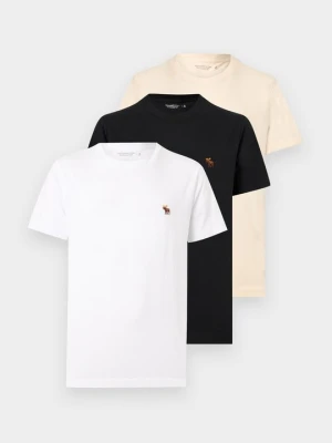 T-shirt basic Abercrombie & Fitch biały