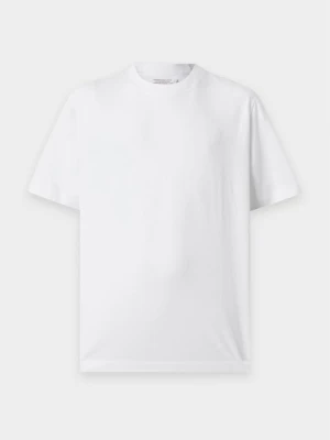 T-shirt basic Abercrombie & Fitch biały