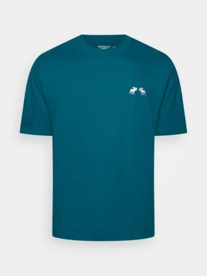 T-shirt basic Abercrombie & Fitch ciemnozielony