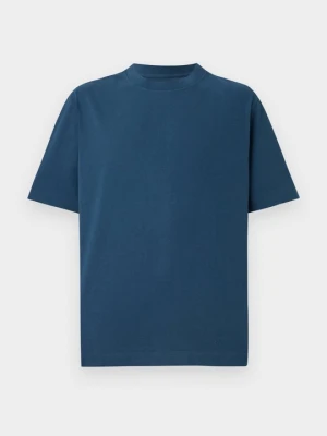 T-shirt basic Abercrombie & Fitch granatowy