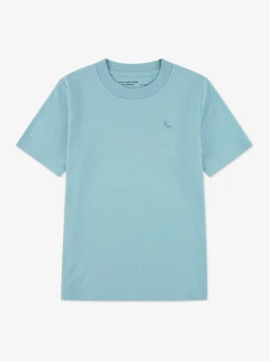 T-shirt basic Abercrombie & Fitch niebieski