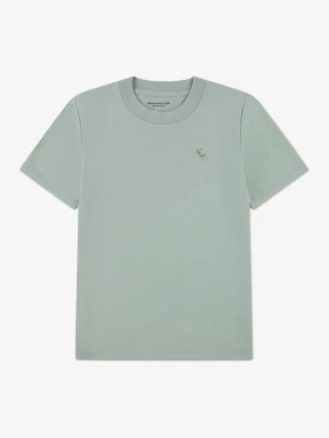 T-shirt basic Abercrombie & Fitch zielony