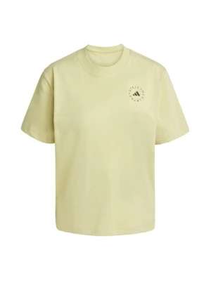 T-shirt basic Adidas by Stella McCartney żółty