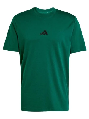 T-shirt basic Adidas ciemnozielony