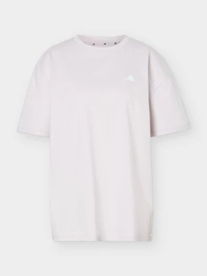T-shirt basic Adidas liliowy