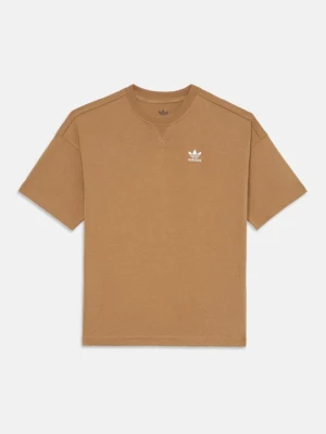 T-shirt basic adidas Originals brązowy