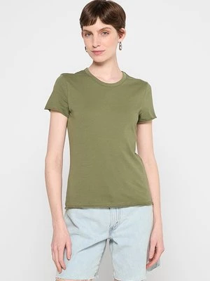 T-shirt basic AllSaints zielony