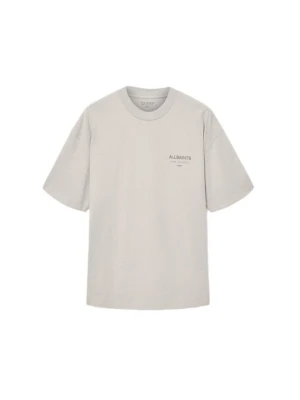T-shirt basic AllSaints szary