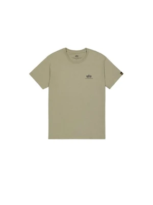 T-shirt basic Alpha Industries oliwkowy melanż