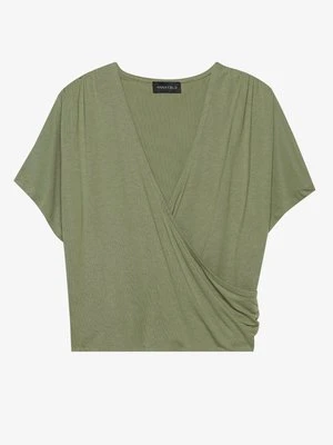 T-shirt basic Anna Field oliwkowy