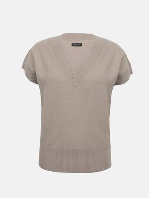 T-shirt basic Anna Field szary melanż