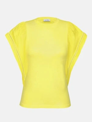 T-shirt basic Anna Field żółty