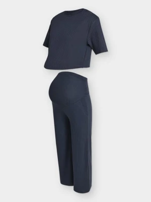 T-shirt basic Anna Field MAMA By Zalando niebieski
