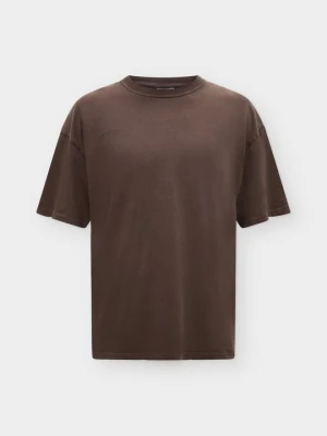 T-shirt basic ARKK Copenhagen brązowy