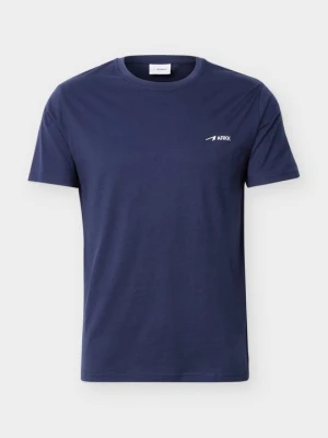 T-shirt basic ARKK Copenhagen granatowy