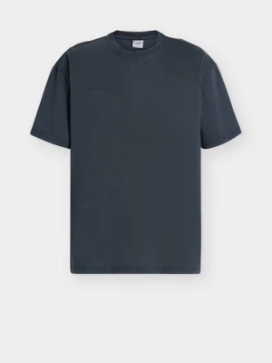 T-shirt basic ARKK Copenhagen granatowy