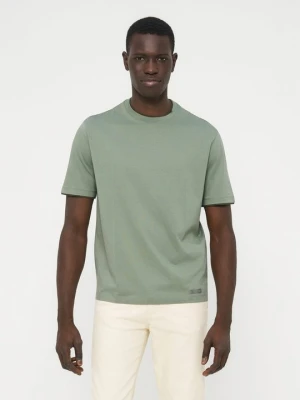 T-shirt basic Armani Exchange zielony