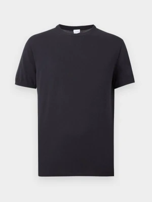 T-shirt basic Aspesi granatowy