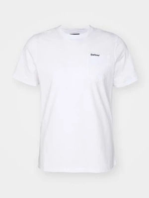 T-shirt basic Barbour biały