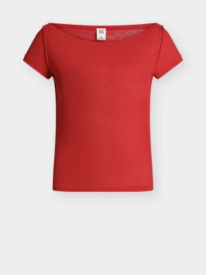 T-shirt basic BDG Urban Outfitters czerwony
