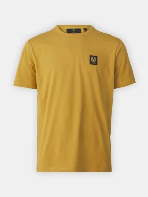 T-shirt basic Belstaff ciemnożółty