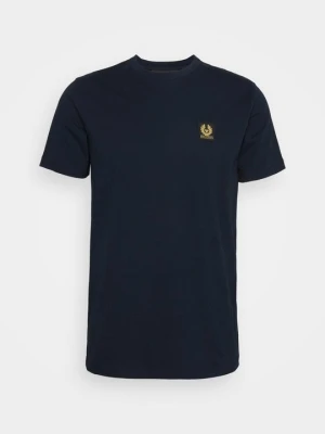 T-shirt basic Belstaff granatowy
