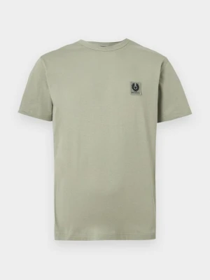 T-shirt basic Belstaff jasnozielony