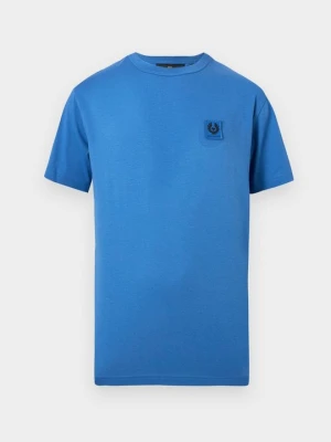 T-shirt basic Belstaff niebieski