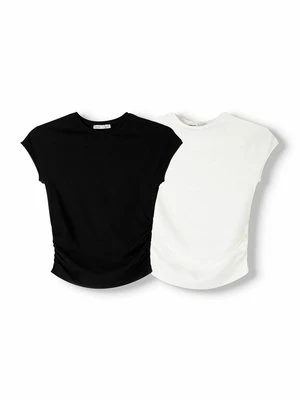 T-shirt basic Bershka biały