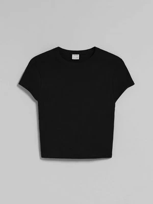 Zdjęcie produktu T-shirt basic Bershka czarny