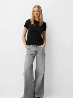 Zdjęcie produktu T-shirt basic Bershka czarny