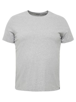 T-shirt basic Blend beżowy melanż