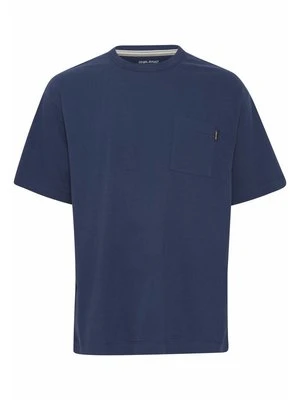 T-shirt basic Blend niebieski